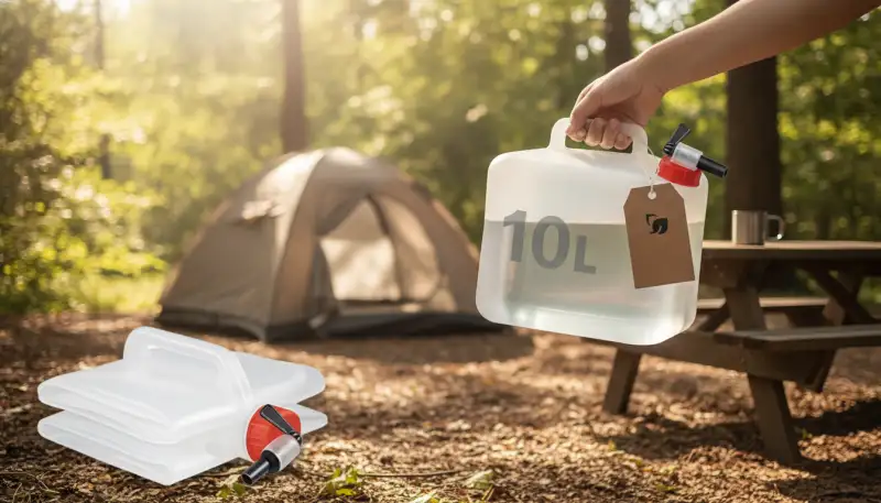 Der faltbare 10L Wasserkanister mit Hahn: Dein cleverer Durstlöscher für jedes Abenteuer