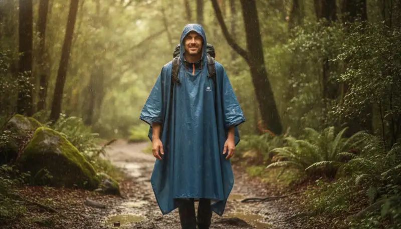 Der vielseitige Regenponcho: Dein Outdoor-Held