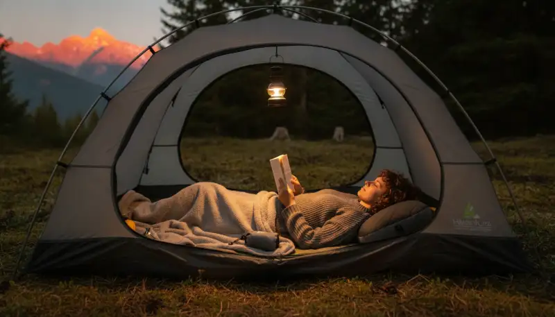 Erholsamer Schlaf: Dein aufblasbares Campingkissen