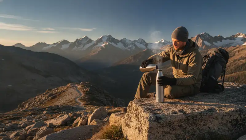 Große Isolierflasche: Dein Outdoor-Partner