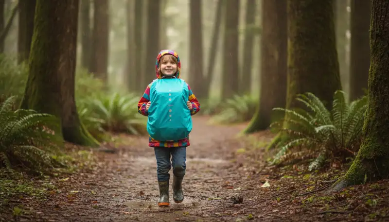 Kinderrucksack: Trocken durch jedes Wetter