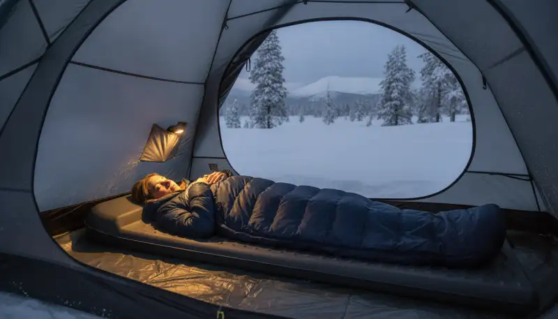 Wintercamping: Die richtige Luftmatratze